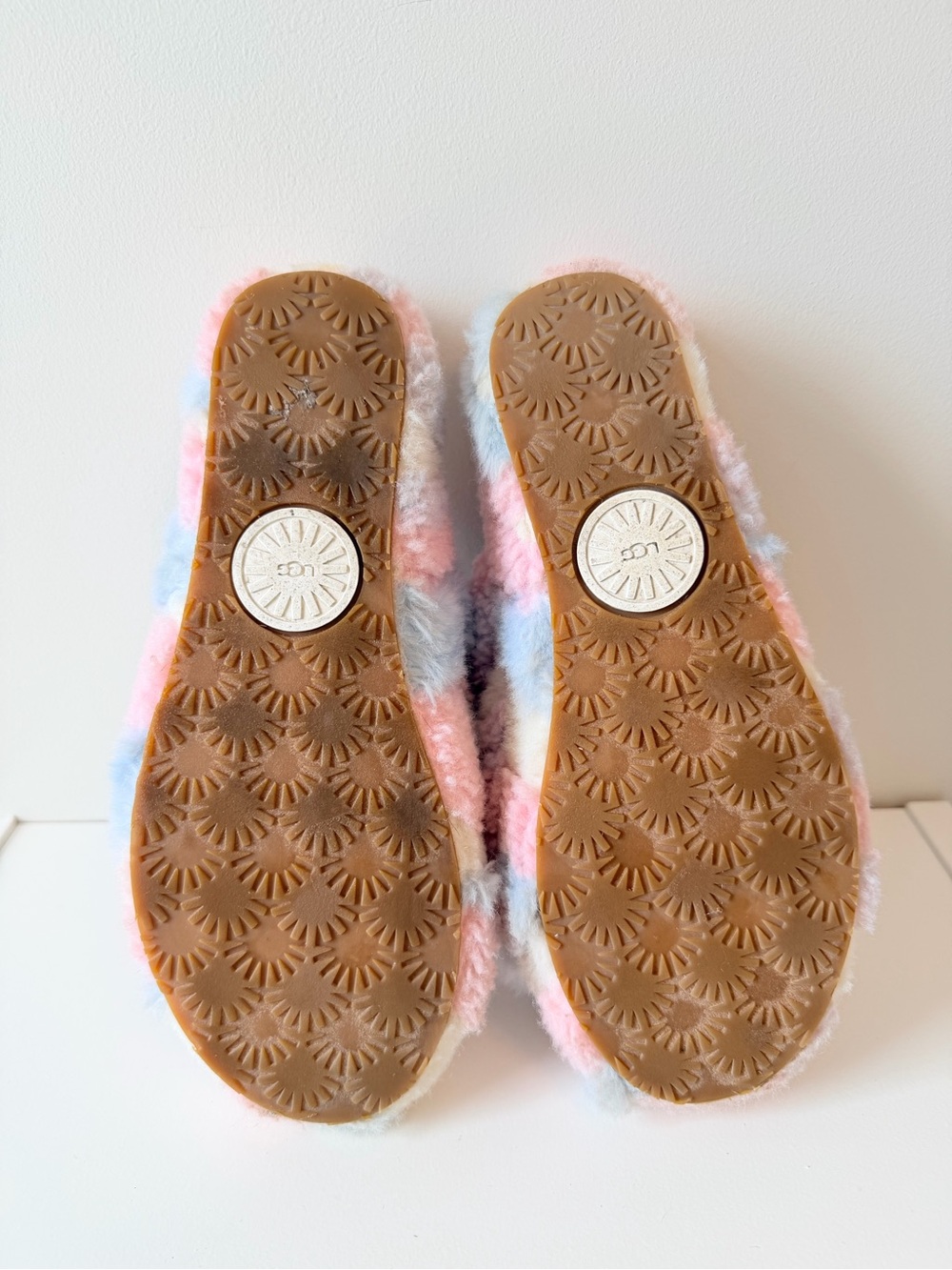 UGG Fluff Yeah Slide in Cali Collage Size 5 - Picture 5 of 6